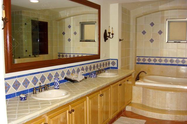 墨西哥卡波圣卢卡斯西艾洛别墅浴室