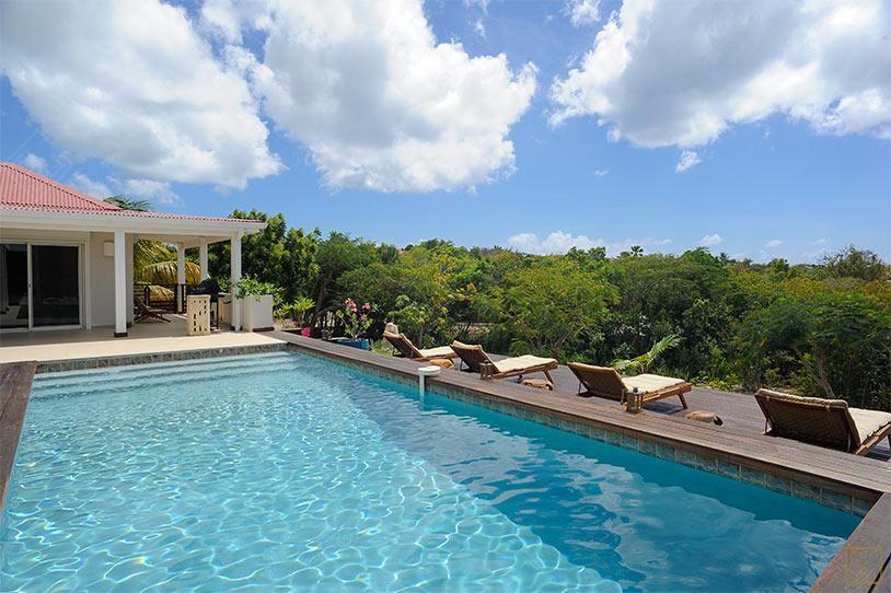 加勒比圣马丁岛巴厘别墅按摩椅泳池