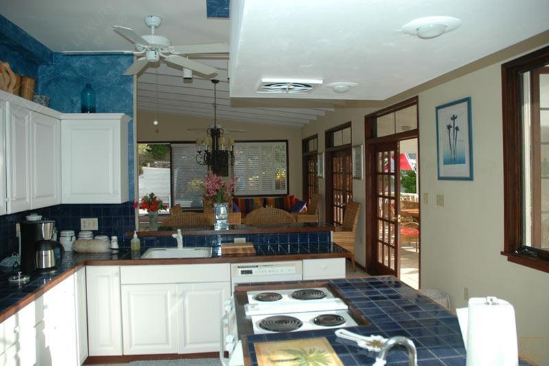 加勒比海圣克鲁斯岛蜻蜓别墅厨房