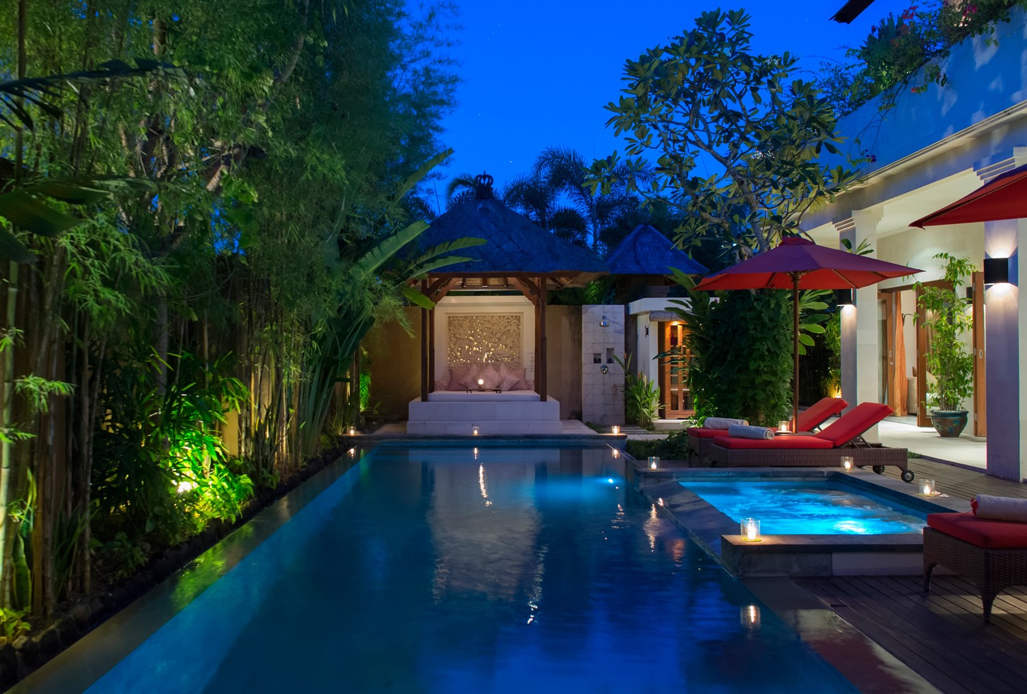 印尼巴厘岛卡丽玛雅4号别墅独立泳池
