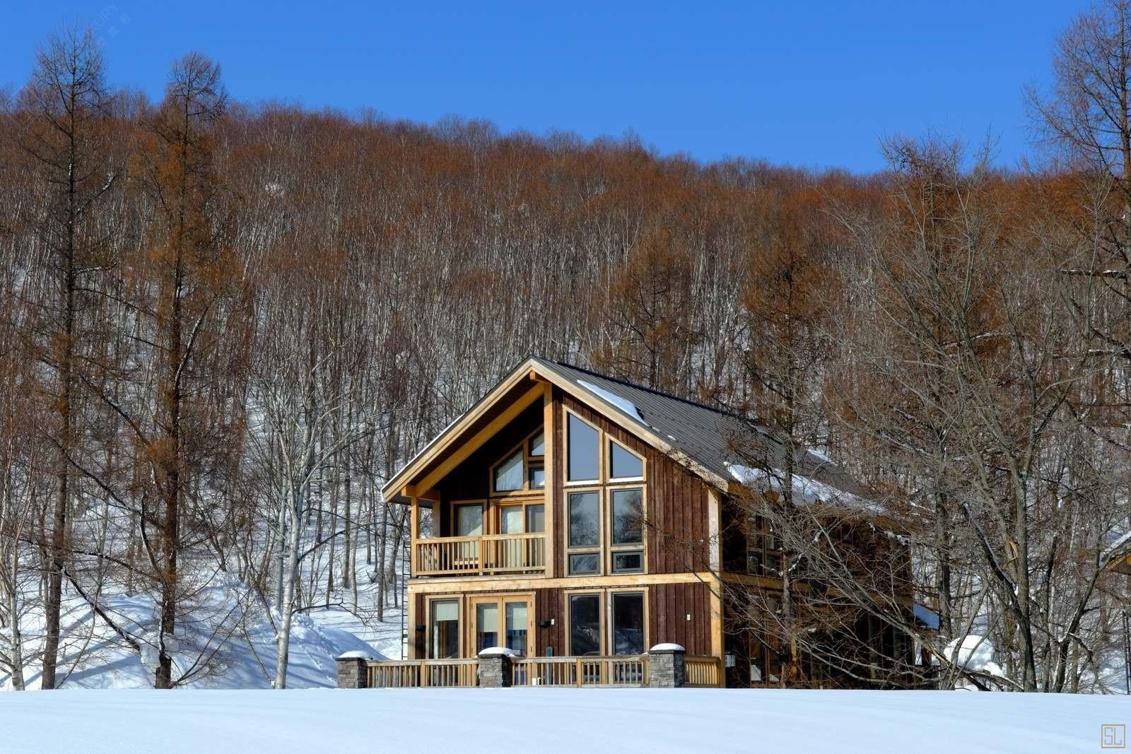 日本北海道阿萨西别墅雪景