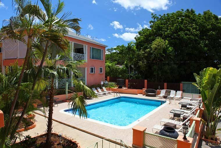 加勒比巴巴多斯岛棕榈屋私人泳池