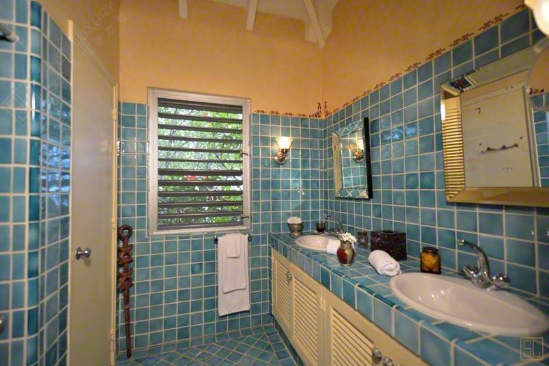 加勒比圣马丁岛勒玛别墅浴室
