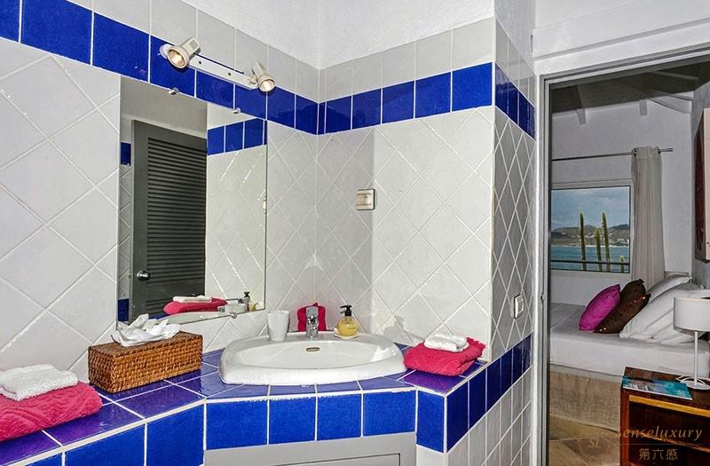 加勒比圣巴托洛缪岛海露别墅浴室