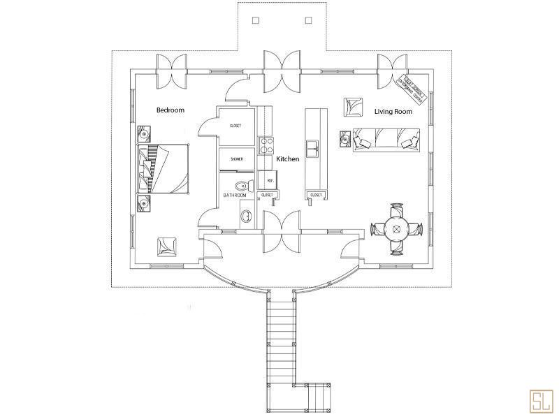 加勒比巴哈马林顿别墅户型图