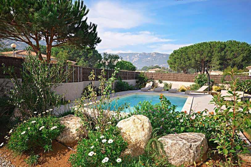 法国科西嘉岛绿松石别墅独立泳池