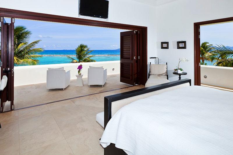 加勒比安圭拉蓝天海岸观景卧室