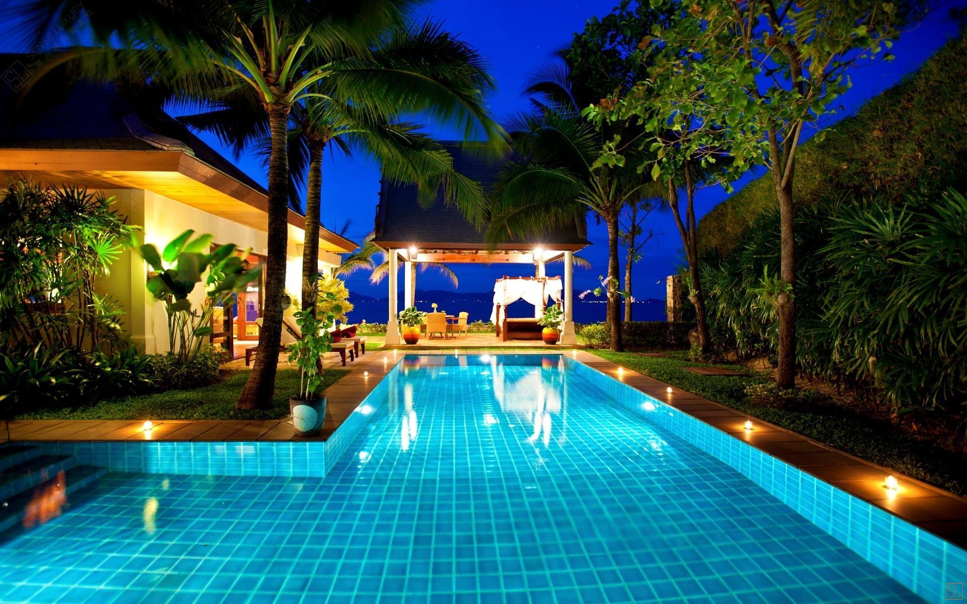 泰国苏梅岛密斯卡湾芙蓉别墅独立泳池