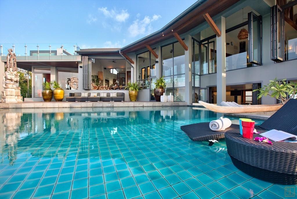 泰国苏梅岛天幕别墅泳池