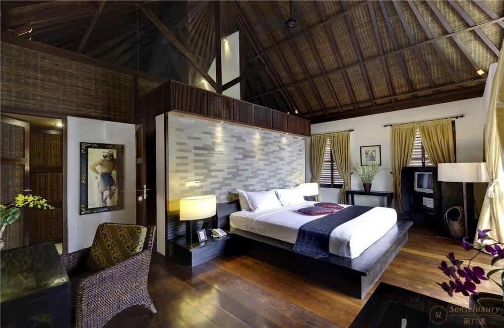 印尼巴厘岛玛雅海滨别墅卧室