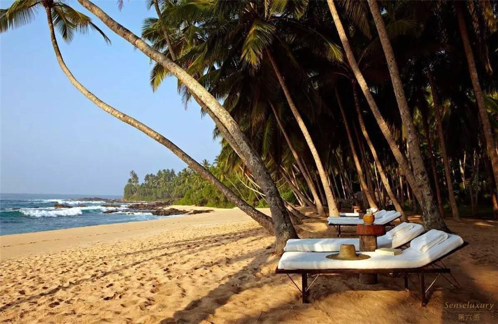 斯里兰卡坦加勒安缦维拉套房室外躺椅