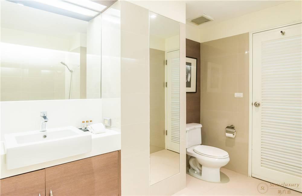 泰国曼谷空堤县曼谷素坤逸现代公寓盥洗室